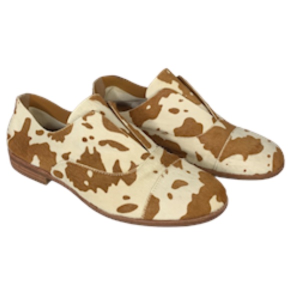 KorkEase Shoes Kork Ease Oxford 9 Nottingham Calf Hair Slip On Cow